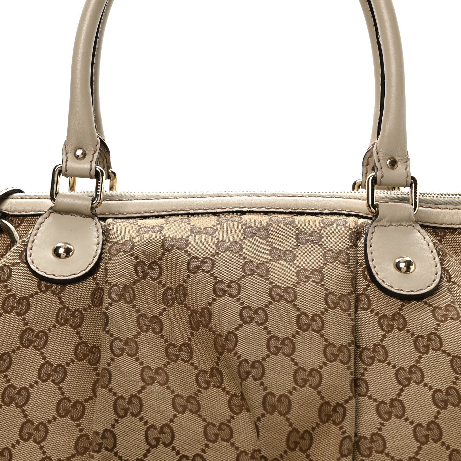 Monogram Large Sukey Top Handle Bag Off White - Image 8