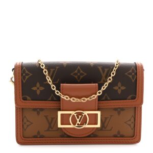 Reverse Monogram Dauphine Chain Wallet