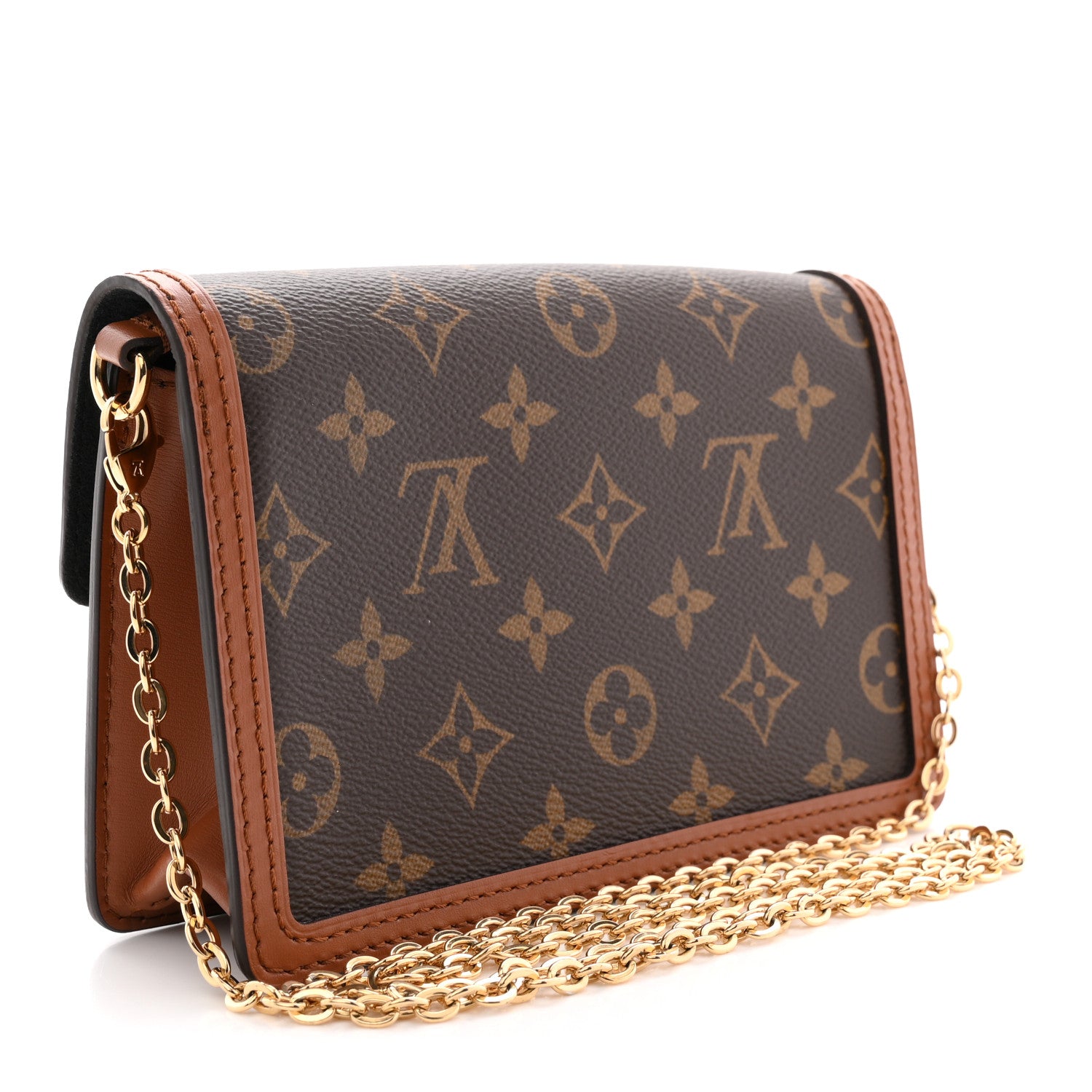 Reverse Monogram Dauphine Chain Wallet - Image 3