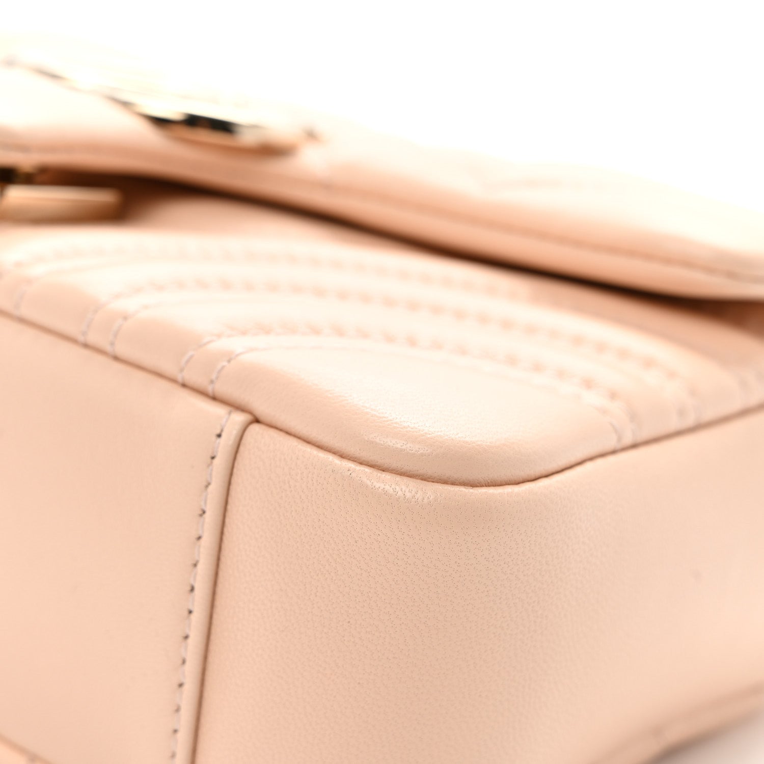 Lambskin Matelasse Small GG Marmont Shoulder Bag Millenial Pink - Image 14