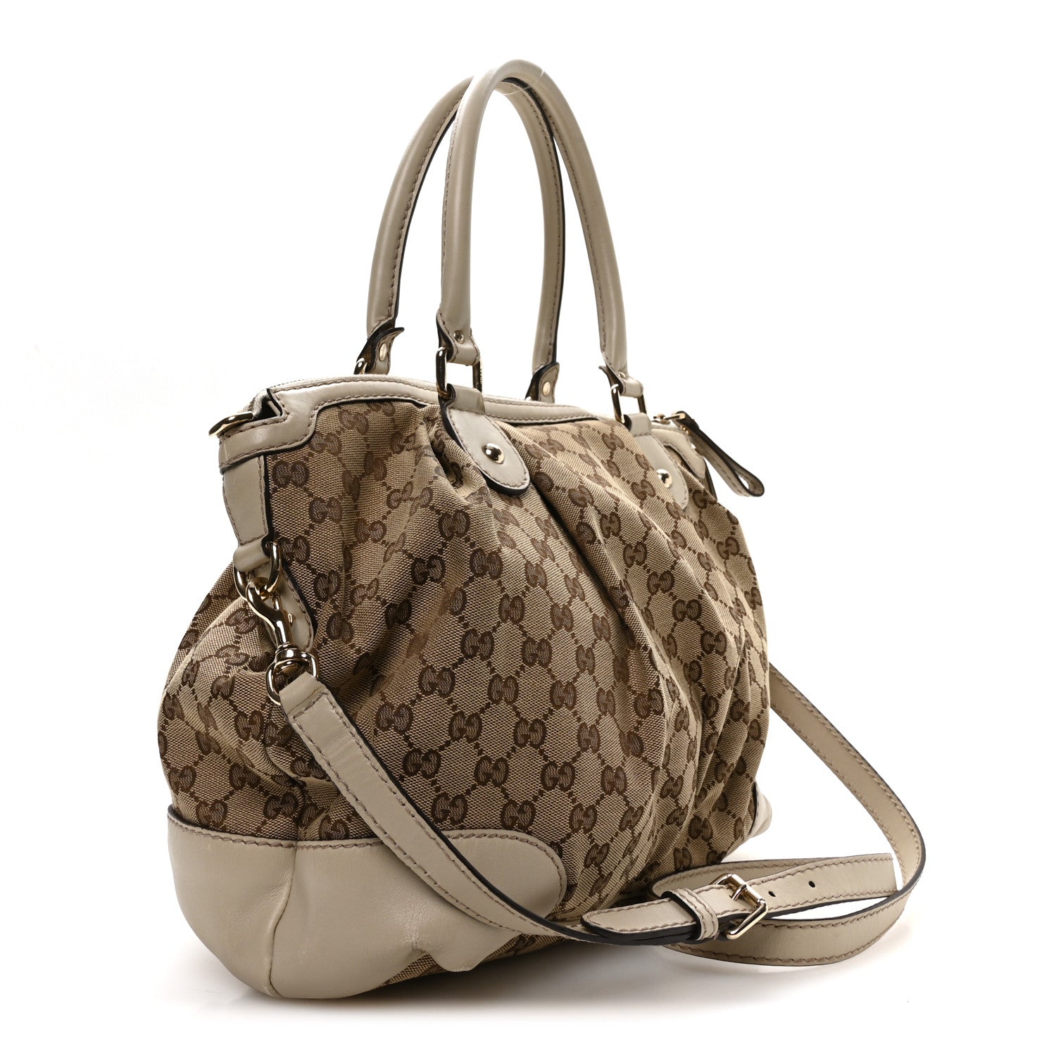 Monogram Large Sukey Top Handle Bag Off White - Image 3