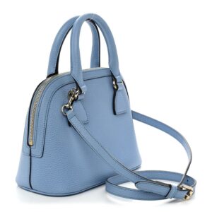 Alternative view of Dollar Calfskin Small GG Charm Dome Bag Mineral Blue