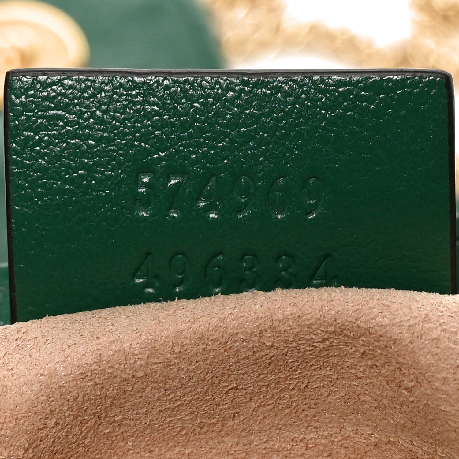 Azalea Calfskin Enamel Matelasse Diagonal Super Mini Torchon GG Marmont Shoulder Bag New Shamarock Emerald - Image 6