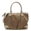 Monogram Large Sukey Top Handle Bag Off White