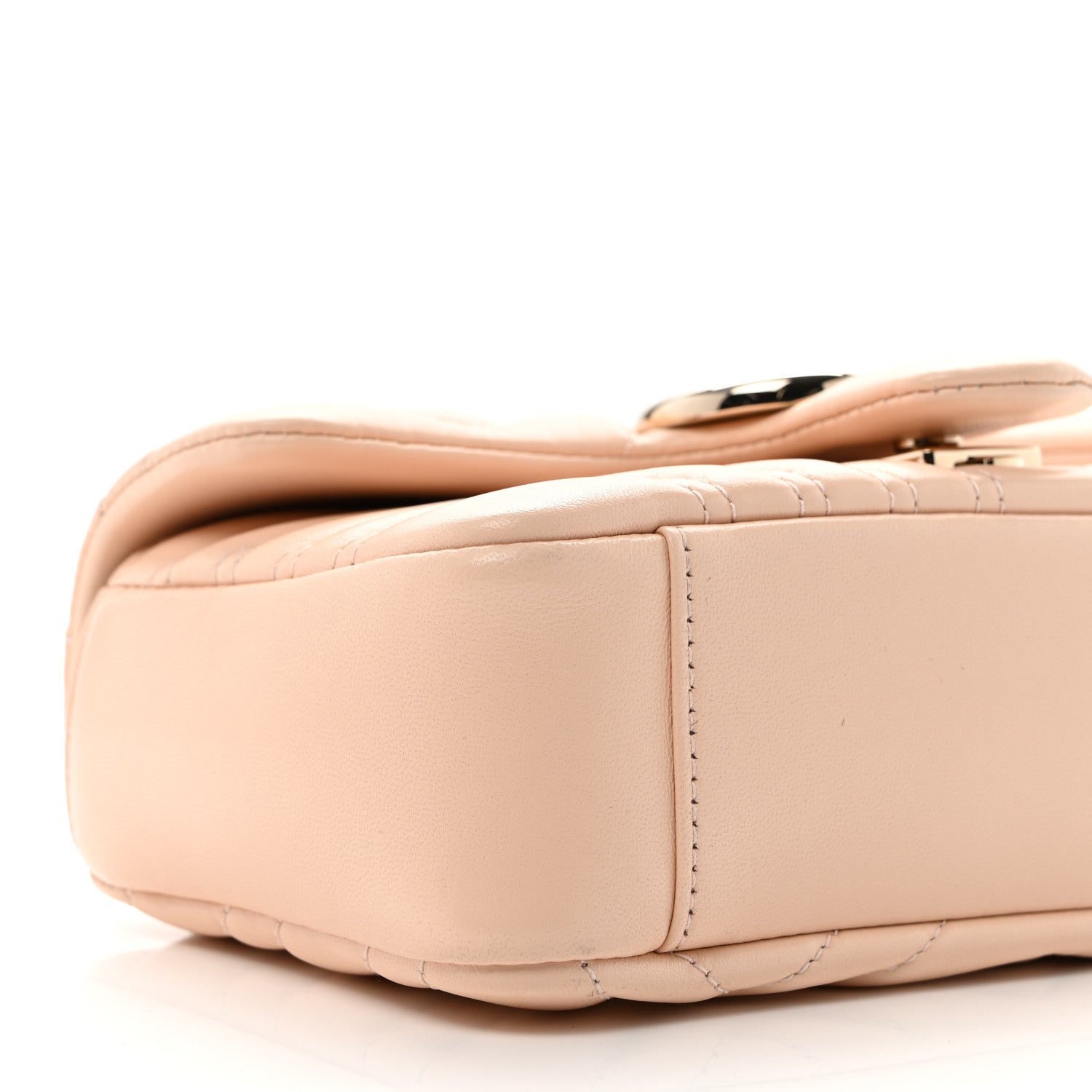 Lambskin Matelasse Small GG Marmont Shoulder Bag Millenial Pink - Image 9
